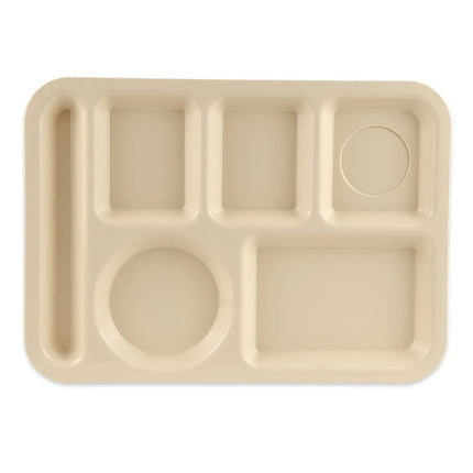 Khay Nhựa Chữ Nhật GET TL-153-T 6 Ngăn 35.6 x 25.4 cm Màu Tan