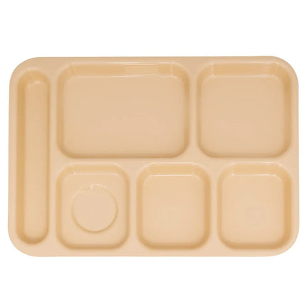 Khay Nhựa Chữ Nhật GET TR-152-T 6 Ngăn 36.5 x 25.1 cm Màu Tan