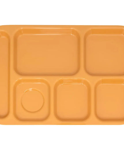 Khay Nhựa Chữ Nhật GET TR-152-TY 6 Ngăn 36.5 x 25.1 cm Màu Tropical Yellow