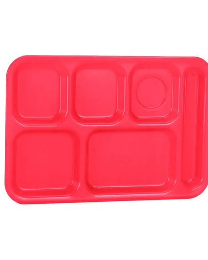 Khay Nhựa Chữ Nhật Vollrath 2015-02 6 Ngăn 37.5 x 25.1 cm Đỏ