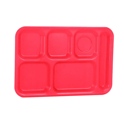 Khay Nhựa Chữ Nhật Vollrath 2015-02 6 Ngăn 37.5 x 25.1 cm Đỏ