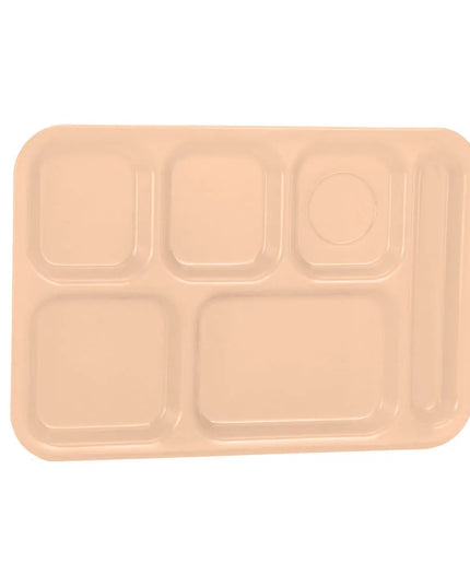 Khay Nhựa Chữ Nhật Vollrath 2015-09 6 Ngăn 37.5 x 25.1 cm Vàng Tan