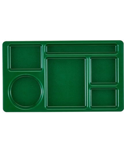 Khay Nhựa Hình Chữ Nhật Cambro 915CW119 6 Ngăn, 22.2 x 38.1 cm, Xanh Sherwood