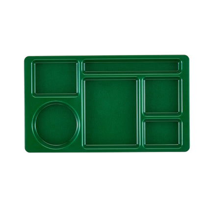 Khay Nhựa Hình Chữ Nhật Cambro 915CW119 6 Ngăn, 22.2 x 38.1 cm, Xanh Sherwood