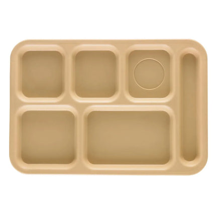 Khay Nhựa Hình Chữ Nhật Cambro PS1014161 6 Ngăn, 25.4 x 36.8 cm, Be
