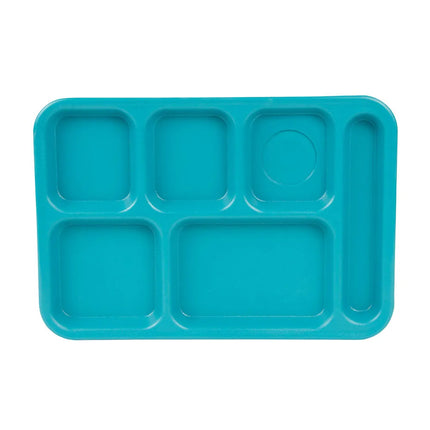 Khay Nhựa Hình Chữ Nhật Cambro PS1014414 6 Ngăn, 25.4 x 36.8 cm, Xanh Teal