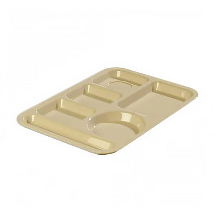 Khay Nhựa Hình Chữ Nhật Carlisle 614PC25 6 Ngăn 35.2 x 25.1 cm Màu Nâu Nhạt