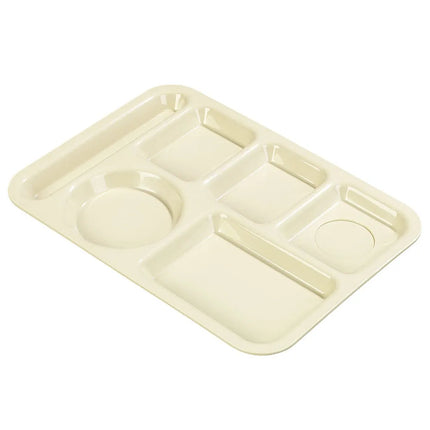 Khay Nhựa Hình Chữ Nhật Carlisle P61425 6 Ngăn, 35.2 x 25.4 cm, Be