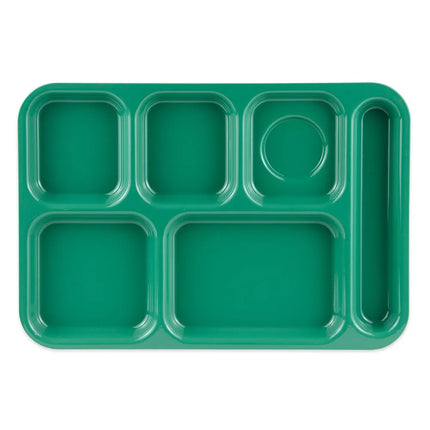 Khay Nhựa Hình Chữ Nhật GET TR-152-FG 6 Ngăn, 36.5 x 25.1 cm, Xanh Rainforest