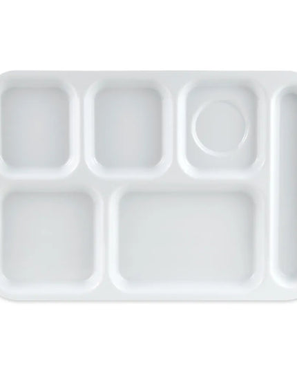 Khay Nhựa Hình Chữ Nhật GET TR-153-W 6 Ngăn, 36.8 x 25.4 cm, Trắng