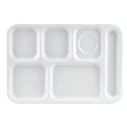 Khay Nhựa Hình Chữ Nhật GET TR-153-W 6 Ngăn, 36.8 x 25.4 cm, Trắng