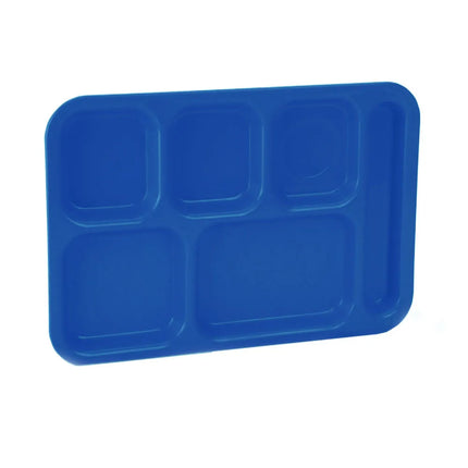 Khay Nhựa Hình Chữ Nhật Vollrath 2615-104 6 Ngăn 34.9 x 24.8 cm Màu Xanh Dương