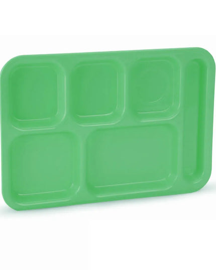 Khay Nhựa Hình Chữ Nhật Vollrath 2615-119 6 Ngăn 34.9 x 24.8 cm Màu Xanh Lá