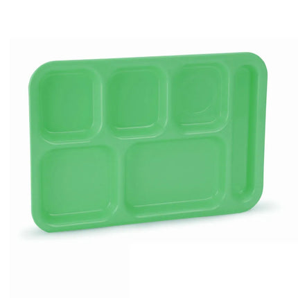 Khay Nhựa Hình Chữ Nhật Vollrath 2615-119 6 Ngăn 34.9 x 24.8 cm Màu Xanh Lá