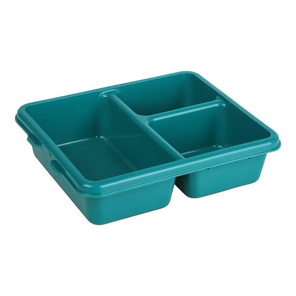 Khay Nhựa Phục Vụ Bữa Ăn Cambro 9113CP414 3 Ngăn 22.5 x 27.1 cm Màu Teal