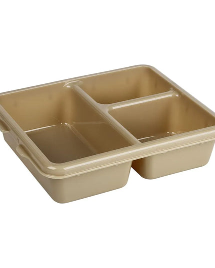 Khay Nhựa Phục Vụ Bữa Ăn Cambro 9113CW133 3 Ngăn 22.9 x 27.9 cm Màu Be