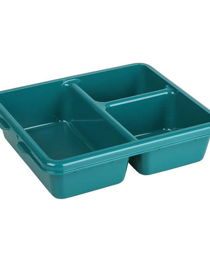 Khay Nhựa Phục Vụ Bữa Ăn Cambro 9113CW414 3 Ngăn 22.9 x 27.9 cm Màu Xanh Mòng Két