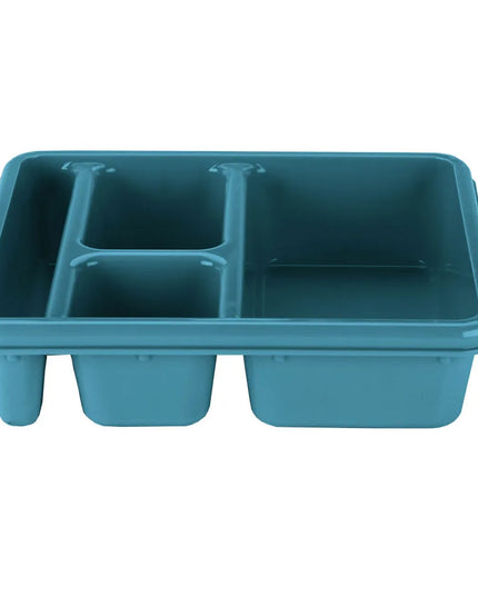 Khay Nhựa Phục Vụ Bữa Ăn Cambro 9114CP414 4 Ngăn 22.7 x 27.3 cm Màu Teal