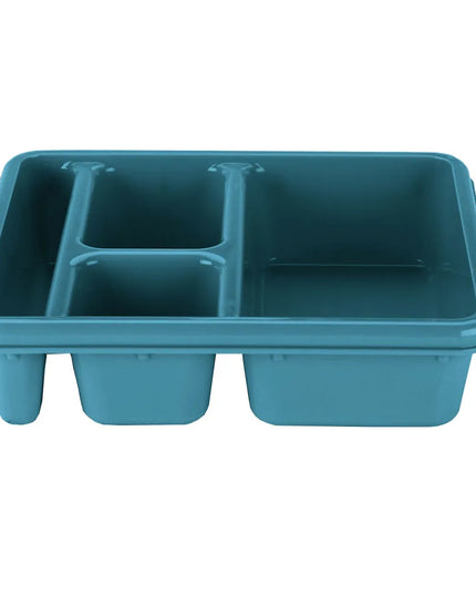 Khay Nhựa Phục Vụ Bữa Ăn Cambro 9114CW414 4 Ngăn 22.9 x 27.9 cm Màu Xanh Mòng Két