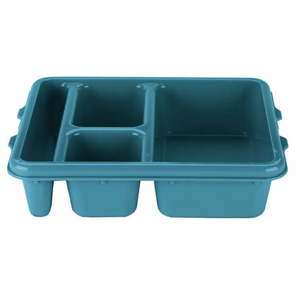 Khay Nhựa Phục Vụ Bữa Ăn Cambro 9114CW414 4 Ngăn 22.9 x 27.9 cm Màu Xanh Mòng Két