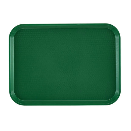 Khay Nhựa Thức Ăn Nhanh Cambro 1216FF119 40.9 cm x 30 cm Màu Xanh Sherwood