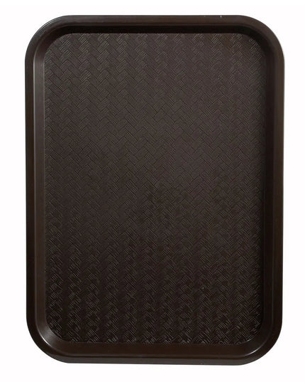 Khay Nhựa Thức Ăn Nhanh Winco FFT-1014B 35.6 cm x 25.4 cm Màu Nâu