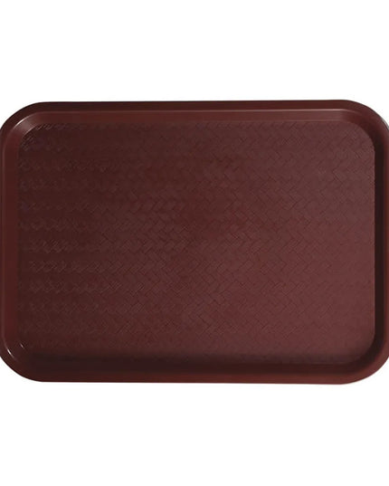 Khay Nhựa Thức Ăn Nhanh Winco FFT-1014U 35.6 cm x 25.4 cm Màu Đỏ Booc Đô