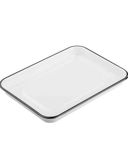 Khay Nướng Chữ Nhật Cỡ 1/4 Tablecraft 11669, Nhựa Melamine, Màu Trắng