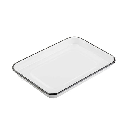 Khay Nướng Chữ Nhật Cỡ 1/4 Tablecraft 11669, Nhựa Melamine, Màu Trắng