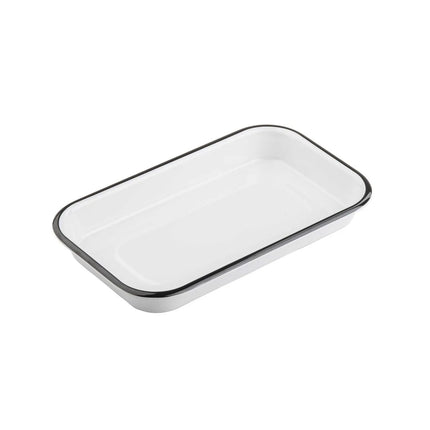 Khay Nướng Chữ Nhật Cỡ 1/8 Tablecraft 11671, Nhựa Melamine, Màu Trắng