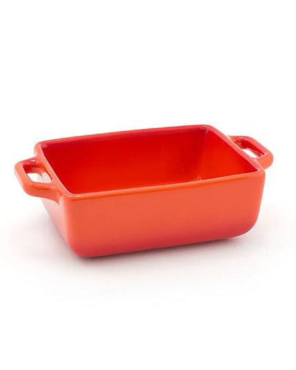 Khay Nướng Chữ Nhật Kiln® Front Of The House DBO137ORC23 473 ml - Sứ, Blood Orange (Kèm Nắp)