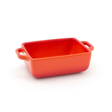 Khay Nướng Chữ Nhật Kiln® Front Of The House DBO137ORC23 473 ml - Sứ, Blood Orange (Kèm Nắp)