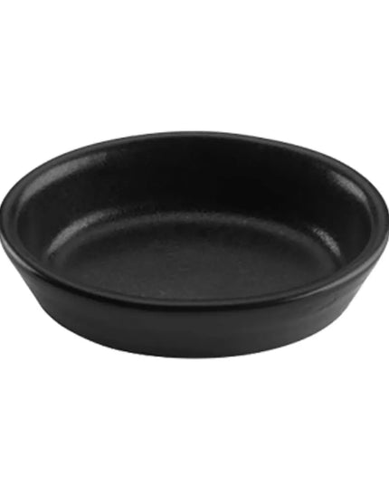 Khay Nướng Fort Pitt Foundry Bầu Dục Hall China HL5710AFCA 295 ml Sứ Đen