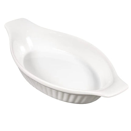 Khay Nướng Lasagna Oval Browne 564011 Sứ Trắng 240 ml