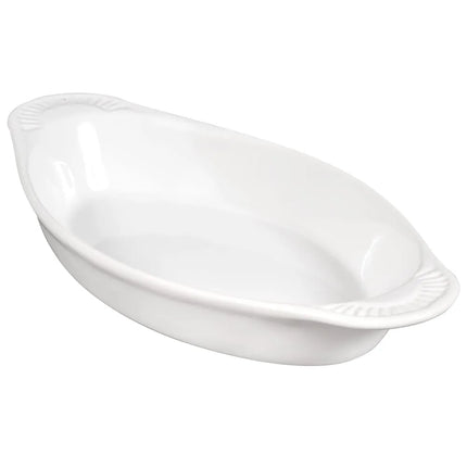 Khay Nướng Lasagna Oval Browne 564015W Sứ Trắng 480 ml