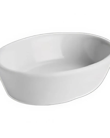 Khay Nướng Oval Fort Pitt Hall China HL570343ABWA 237 ml Sứ Trắng Sáng