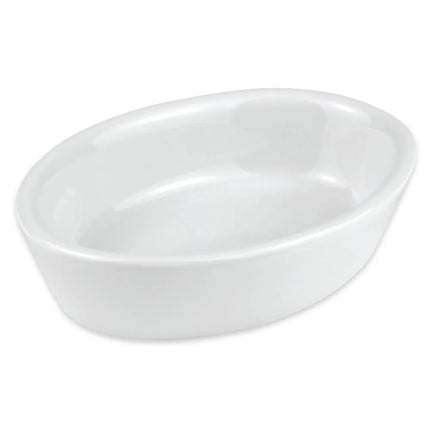 Khay Nướng Oval Hall China 5700ABWA 177 ml Sứ Trắng Sáng