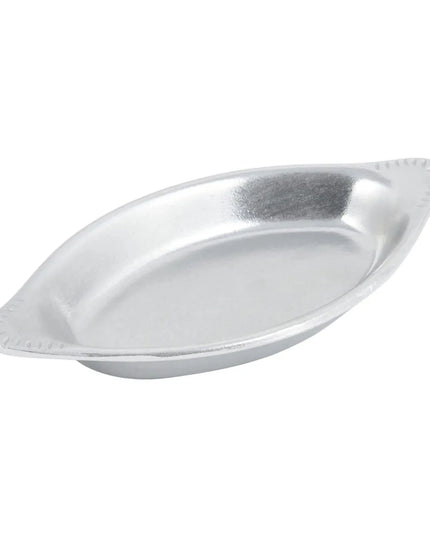 Khay Nướng Rarebit Bon Chef 5035 Hình Oval 237 ml - Nhôm Lớp Mạ Pewter-Glo