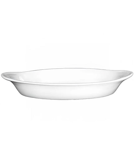 Khay Nướng Rarebit ITI WRO-12-EW Hình Oval 355 ml - Sứ Trắng European White