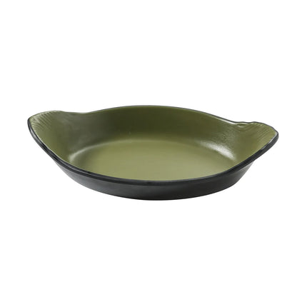 Khay Nướng Rarebit Yanco BM-608GR Hình Oval 22.2 cm x 12.7 cm - Melamine Xanh Lá
