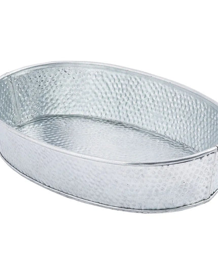 Khay Oval Bữa Ăn Tablecraft GP96 24.1 x 15.2 cm, Thép Mạ Kẽm