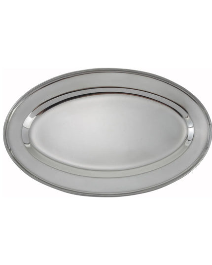 Khay Oval Winco OPL-14 35.6 x 22.2 cm, Thép Không Gỉ