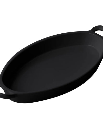 Khay Phục Vụ Cá Oval Bon Chef 5002S 710 ml Nhôm Đen