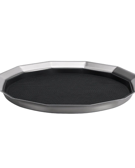 Khay Phục Vụ Chống Trượt Service Ideas TRPN1412RIBS 35.6 cm, Đế Cao Su Tháo Rời, Inox