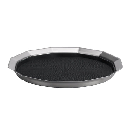 Khay Phục Vụ Chống Trượt Service Ideas TRPN1412RIBS 35.6 cm, Đế Cao Su Tháo Rời, Inox