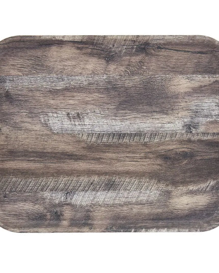 Khay Phục Vụ Chữ Nhật Cambro 1418DCET825 EpicTread™ Camtray 35.6 x 45.7 cm - Fiberglass, Màu Dark Oak