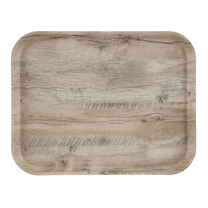 Khay Phục Vụ Chữ Nhật Cambro 1418DCET830 EpicTread™ Camtray 35.6 x 45.7 cm - Fiberglass, Màu Light Oak