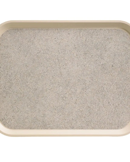 Khay Phục Vụ Chữ Nhật Cambro 1418VC380 Versa Camtray 35.6 x 45.7 cm - Fiberglass, Màu Ivory/Sahara