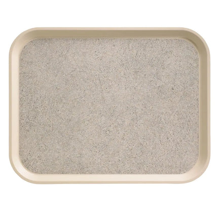 Khay Phục Vụ Chữ Nhật Cambro 1418VC380 Versa Camtray 35.6 x 45.7 cm - Fiberglass, Màu Ivory/Sahara