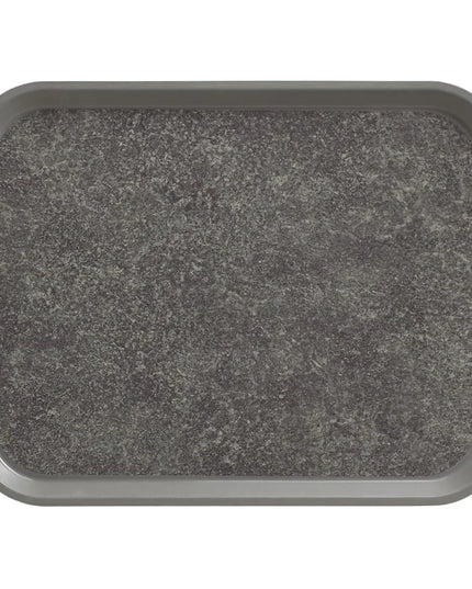 Khay Phục Vụ Chữ Nhật Cambro 1418VC381 Versa Camtray 35.6 x 45.7 cm - Fiberglass, Màu Pearl Gray/Titan